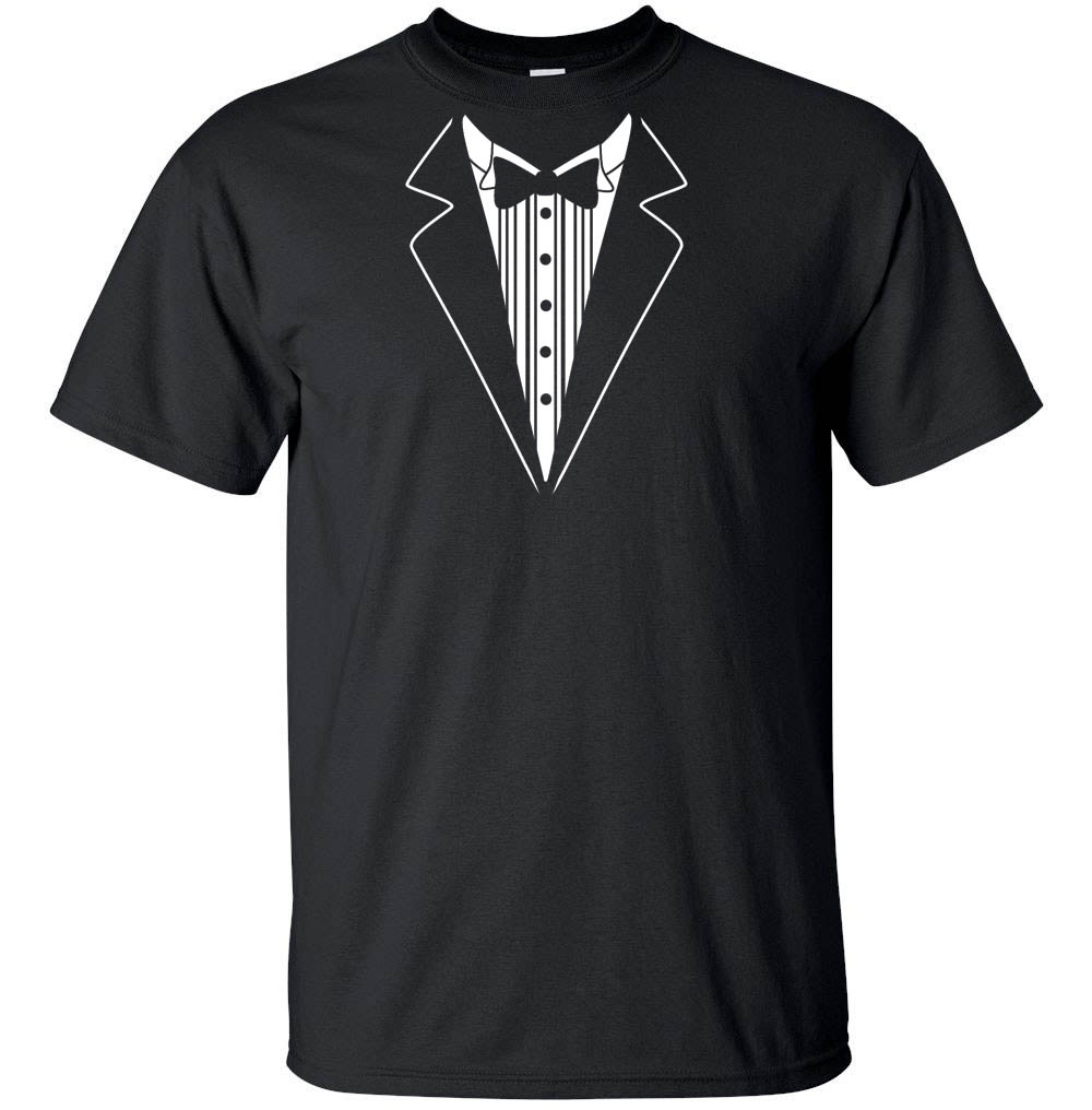 tuxedo printed shirt